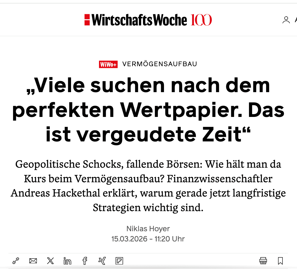 Wortlautinterview in Wirtschaftswoche (15.3.2026)